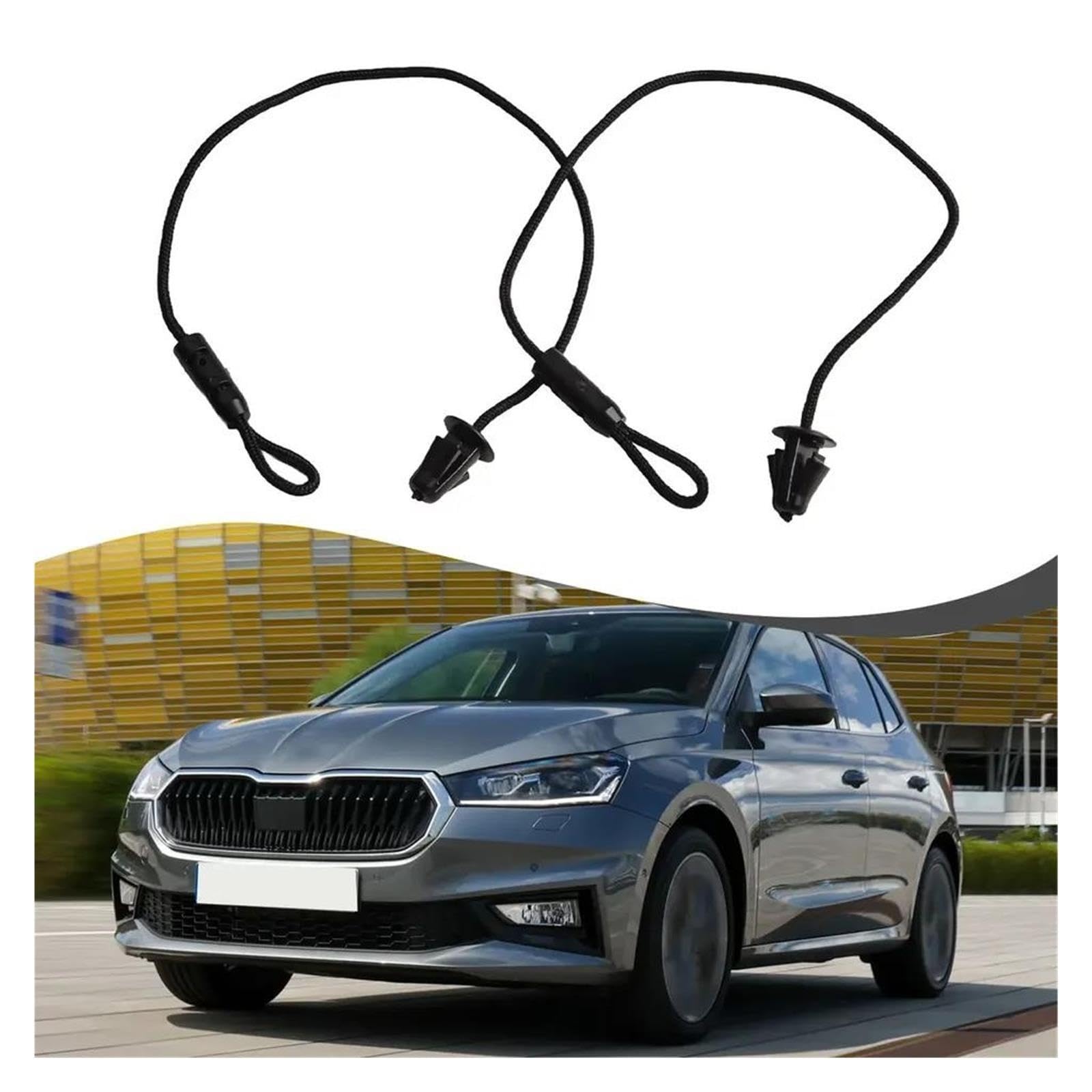 Auto Hutablage Schnur Kofferraum für Regal Lanyard für Skoda 2014–2021