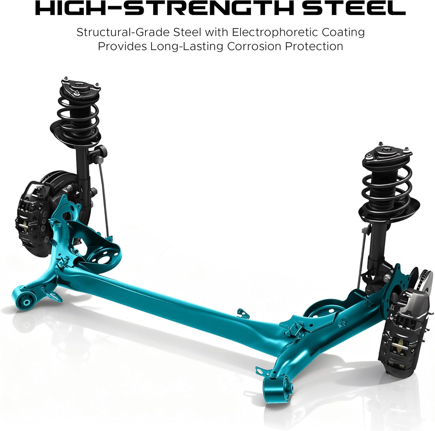 VRC Rear Subframe Crossmember Compatible with 2010 2011 2012 2013 2014 2015 Toyota Prius & Scion XB, Steel Rear Crossmember Suspension Frame 4210112171