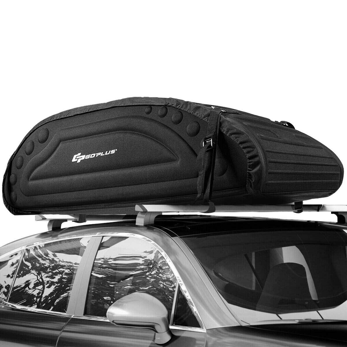 Buy Goplus Car Roof Bag, 15 Cubic Feet Roof Top Cargo Carrier, Weather