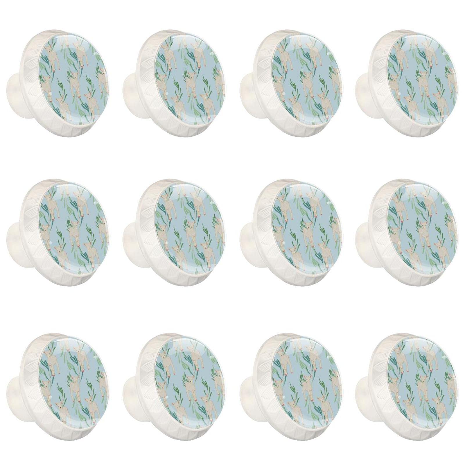 Boutons d'armoires de cuisine et tiroirs pour décorer une chambre d'enfant motif agneau