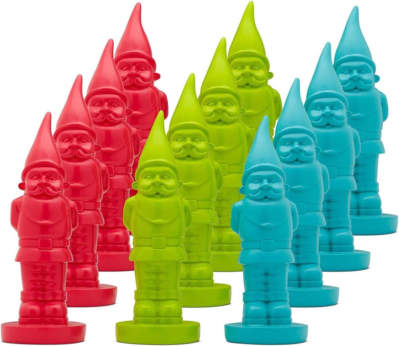 Ceramic Gnome 12 Large Gnomes 8" Tall Paint and Create Ceramics Gnome, Arts and