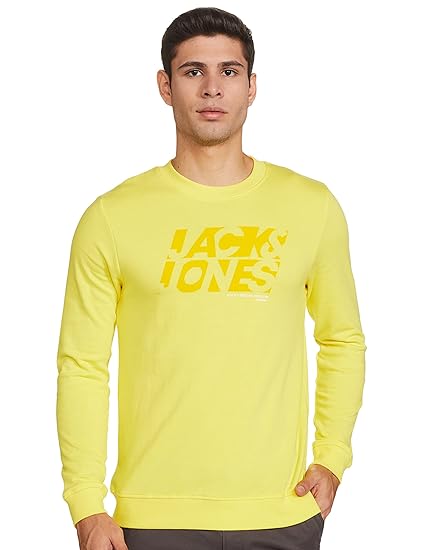 Men's Cotton Blend Crew Neck Sweatshirt