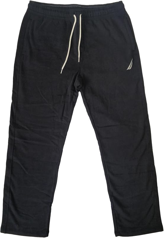 Nautica Pantalones deportivos con logotipo de forro polar para hombre