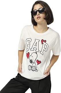 Gap Women's Slim Fit Solid Short Sleeves Round Neck T-Shirt Price In India