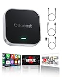 OTTOCAST 2025 Wireless CarPlay & Android Auto Adapter,Android 13 Magic CarPlay Box for Netflix/YouTube/TikTok +,FOTA Update,Split Screen,Plug & Play,Auto Bluetooth Connection,App Download,E2