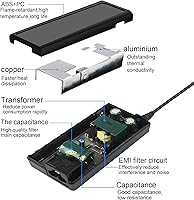 Vista 4 de Cargador adaptador 24V 2A para Razor E100 E125 E150 E175 Scooter eléctrico