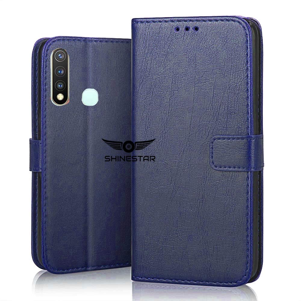 SHINESTAR PU Leather Flip Wallet Case with TPU Shockproof Cover for Vivo U20 / Vivo Y19 (Ultimate Blue, Vivo U20 / Vivo Y19) (B081YXKW2N) Amazon Price History, Amazon Price Tracker