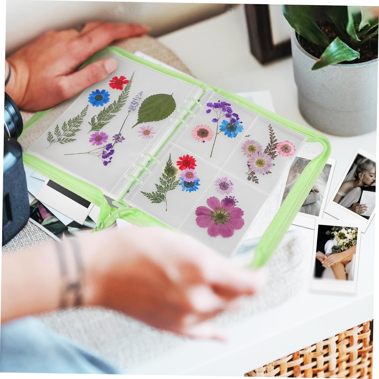 Artibetter Kpop Photocard Binder Album Sticker Holder Book with Sleeves Capacity for Collecting and Organizing Postcards Convenient Portable Design for Memories