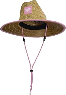 Roxy Girls' Tomboy Woven Straw Hat | Wide Brim | Adjustable | Sun Protection | Beach | Vacation | Natural Price In India