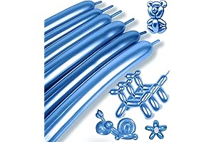 Blue Metallic 260 Balloons