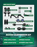 Vista 2 de SCITOO Juego de 6 piezas de brazo de control de suspensión delantera para Dodge Stratus para Chrysler Sebring para Mitsubishi Eclipse