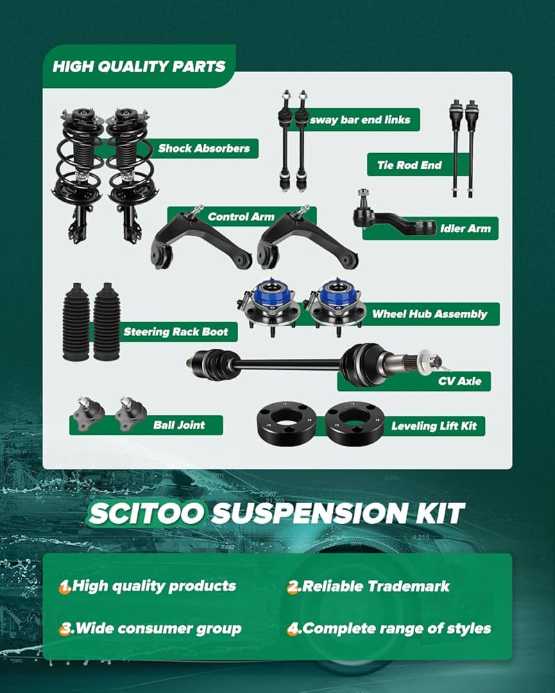 Amazon.com: SCITOO 2pc Front Suspension Kit for 350Z 370Z