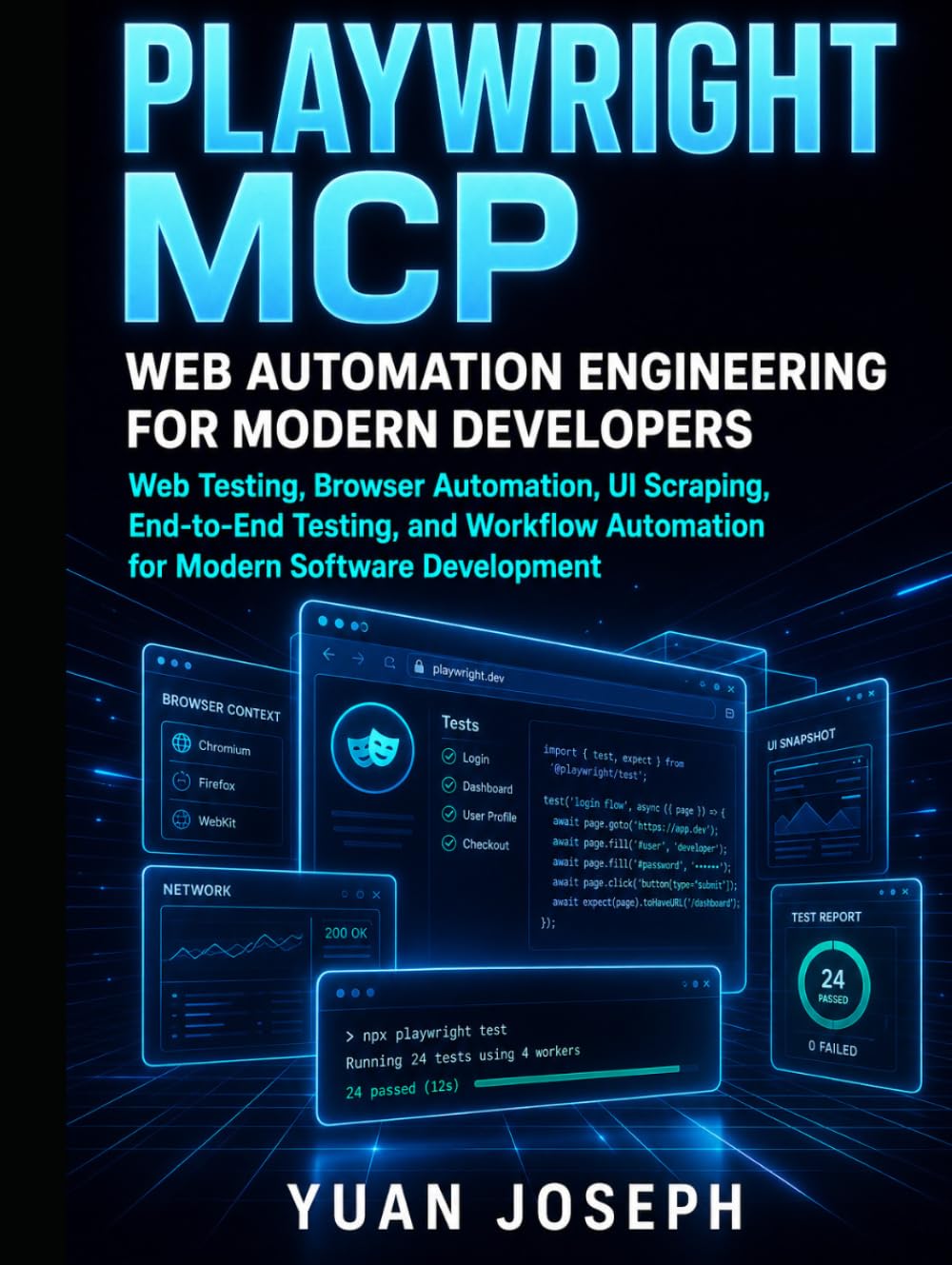 Playwright MCP Web Automation Engineering for Modern Developers: Web Testing, Browser Automation, UI Scraping, End-to-End Testing, and Workflow ... (Modern AI Systems Engineering Series)