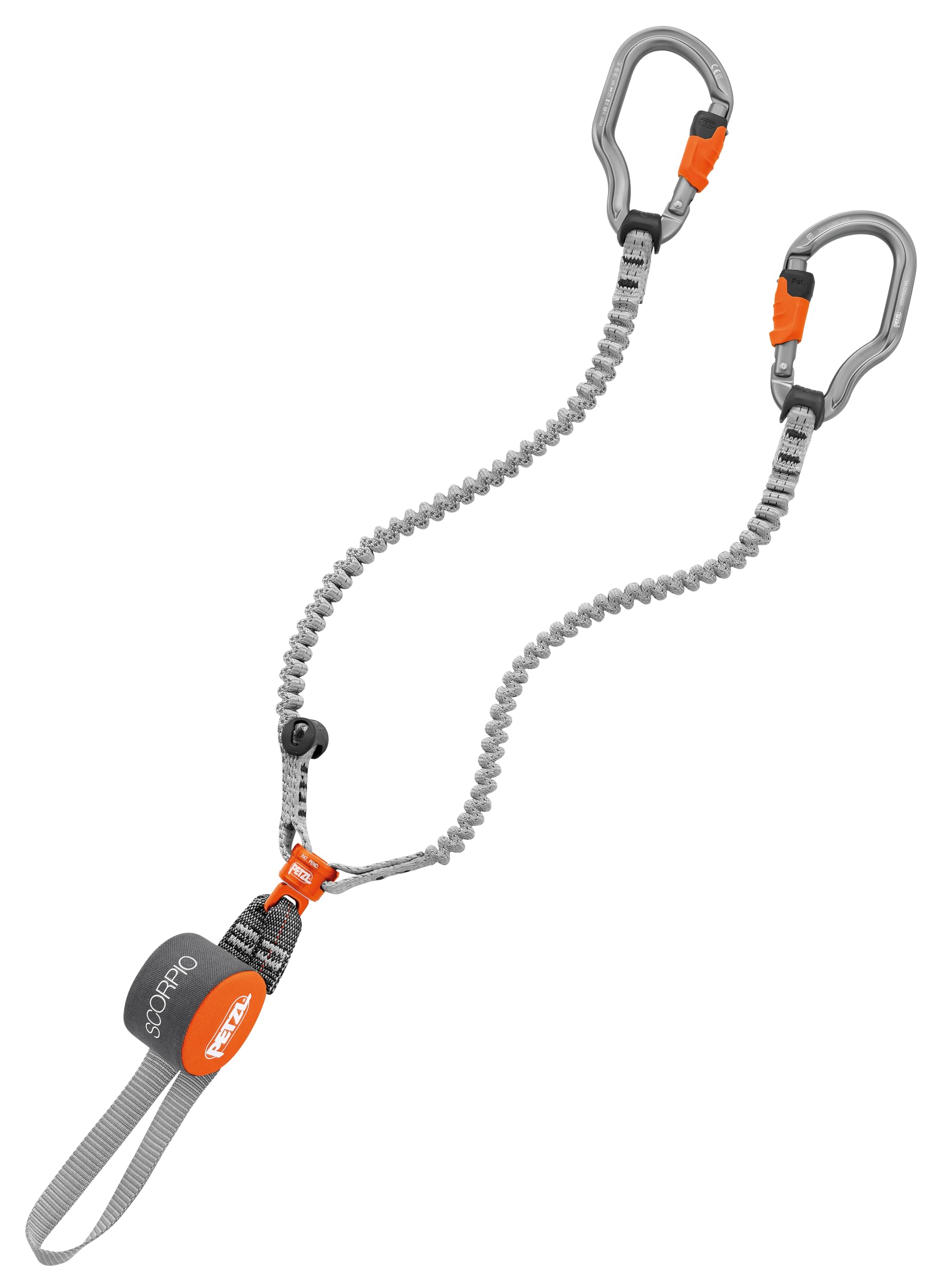 PETZL Lanyard Scorpio Vertigo SW para Adultos, Ideal para Uso práctico, Formato práctico