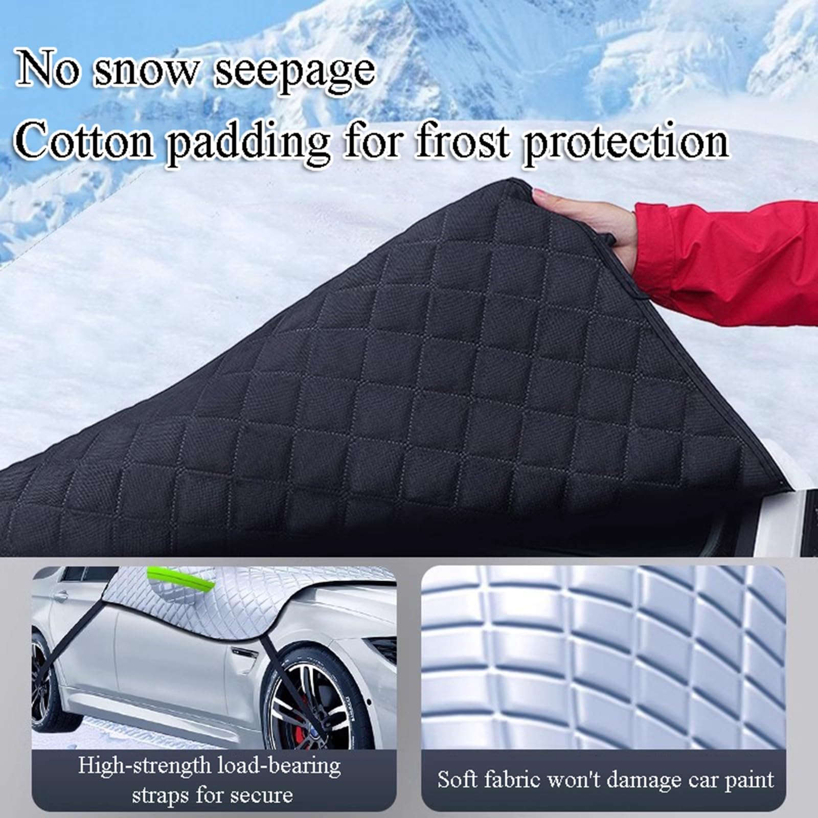 Frontscheibenabdeckung Schneeschutz für Skoda Fabia (1999-2022), Auto Windschutzscheibe Abdeckung Eisschutzfolien Frost Guard Winter EIS Frost Staub Sonne, Silber