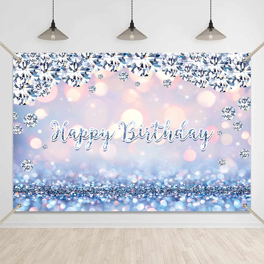 Bellimas Silver & Black Birthday Backdrop - High Heels Champagne Theme For Women's Parties