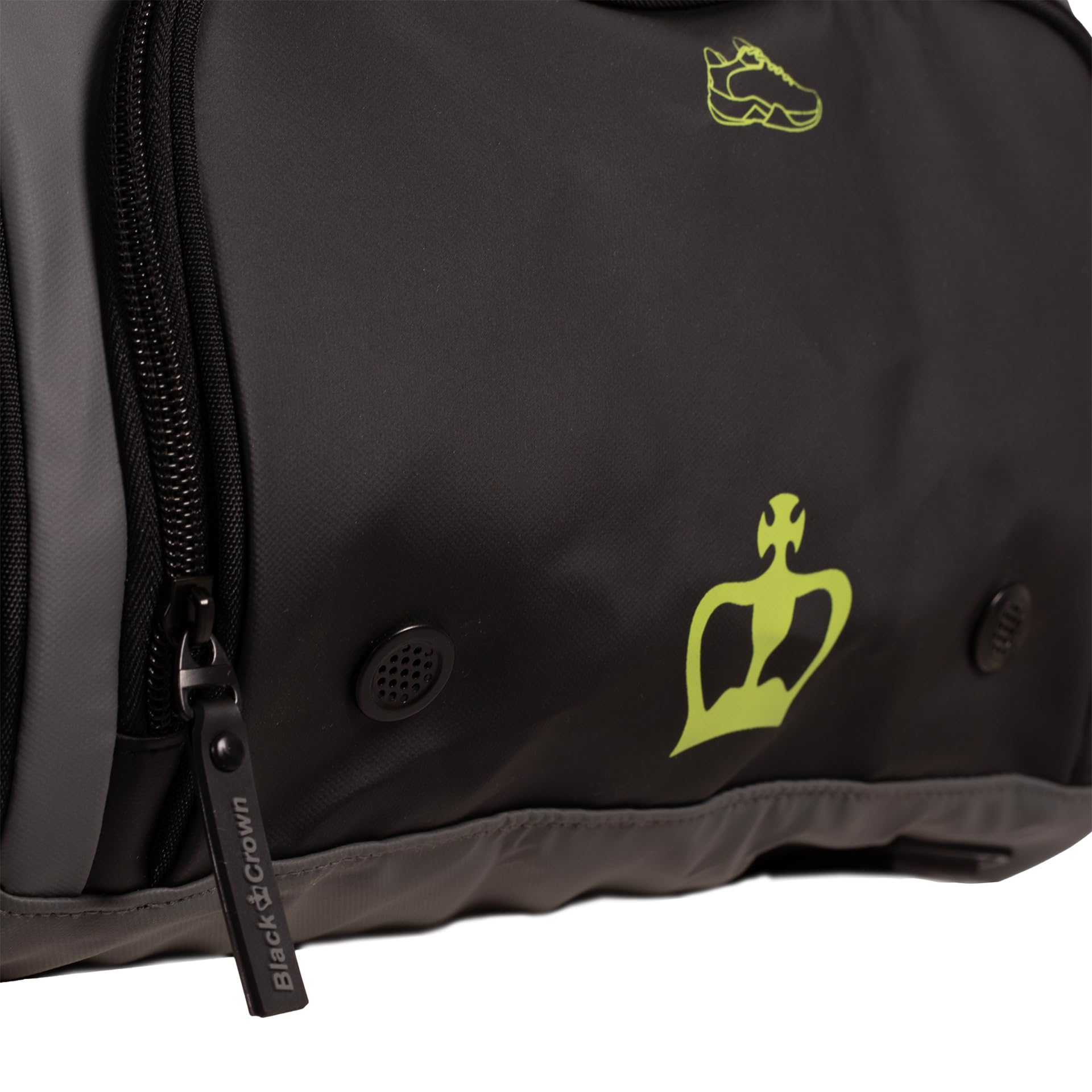 Black Crown Paletero Wonder Pro 2.0 Hard – Diseño Moderno en Negro y Amarillo – Fabricado, Compartimento Térmico para 2 Palas