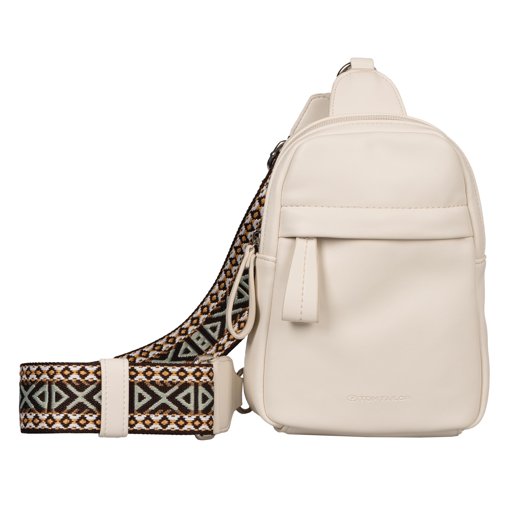 TOM TAILOR Women's Palina 004198 Shoulder Bag, White, M, 004200