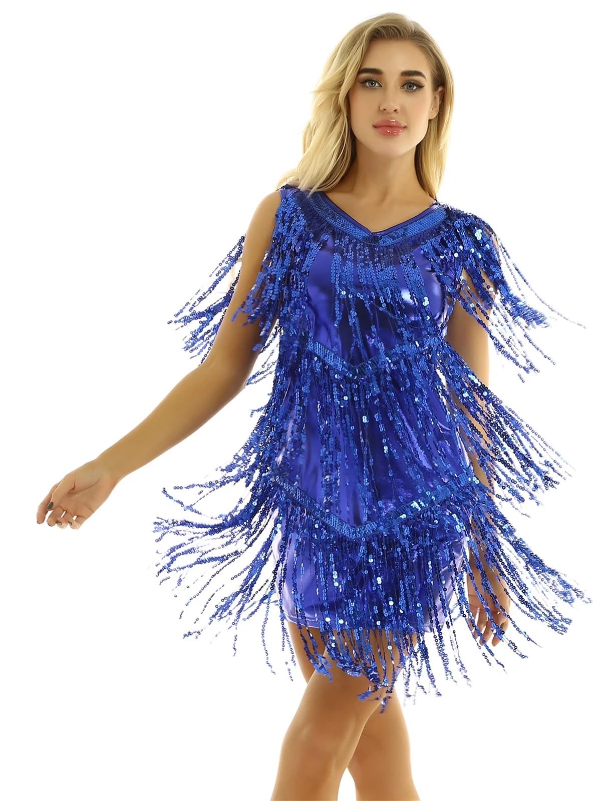 Latin Tanzkleid Frauen Latein Kleid Quasten Fransen Tango Samba Tanz Für Tanz