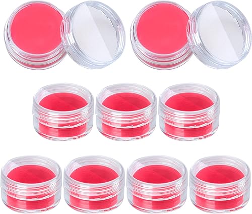 ANCIRS Paquete de 9 cajas de almacenamiento de cera de pintura con arcilla de pegamento, organizador de arcilla para bolígrafos de diamante,