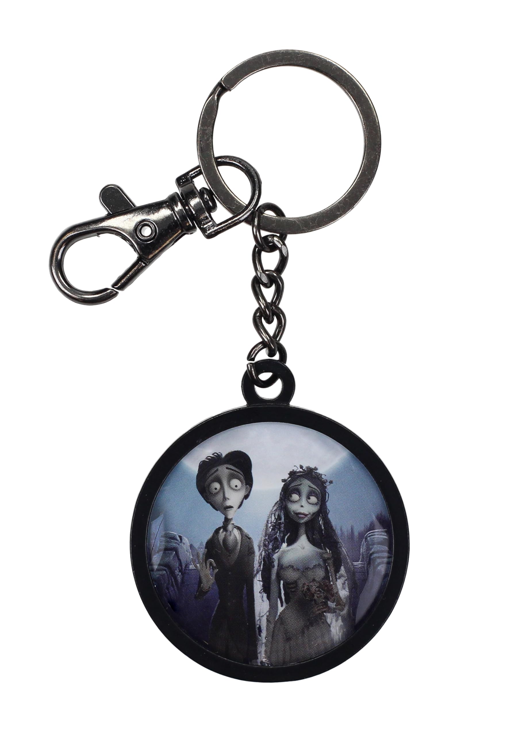 SD TOYS - Round Keyring Couple The Bride Cadaver