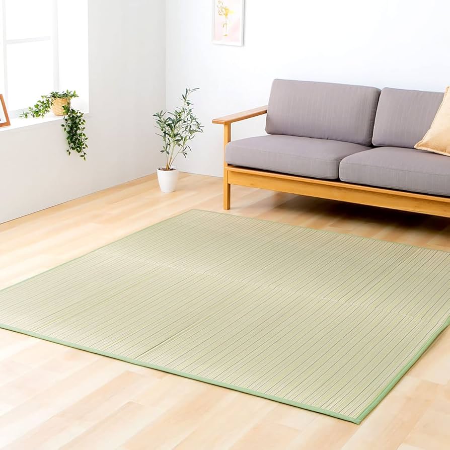 Amazon | ぼん家具 い草 ラグ カーペット 夏用 いぐさラグ