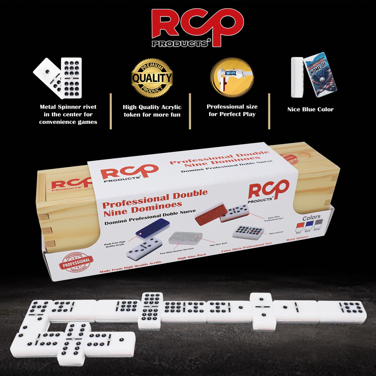 Amazon.com: RCP PRODUCTS Dominos Set for Adults – Professional