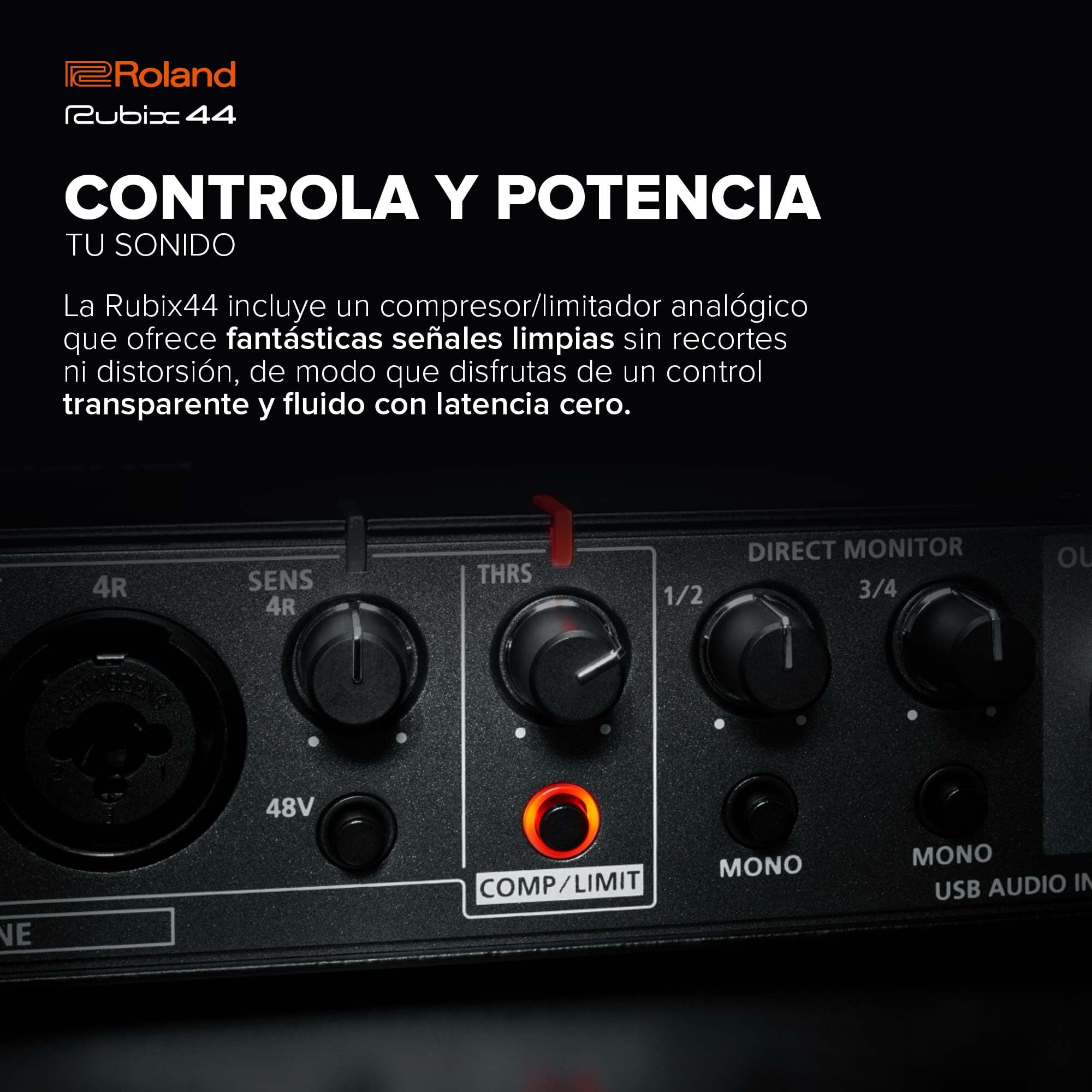 Roland Rubix44 Interfaz de audio USB de 4 entradas y 4 salidas