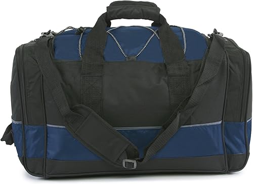 Miniatura 2 de Perry Ellis Bolsa de viaje de negocios-Medium, NegroAzul marino, Bolsa de lona de negocios de 22"