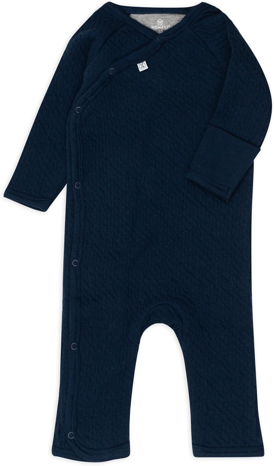 HonestBaby unisex-baby Reversible Coverall Organic Cotton for Baby Boys, Girls