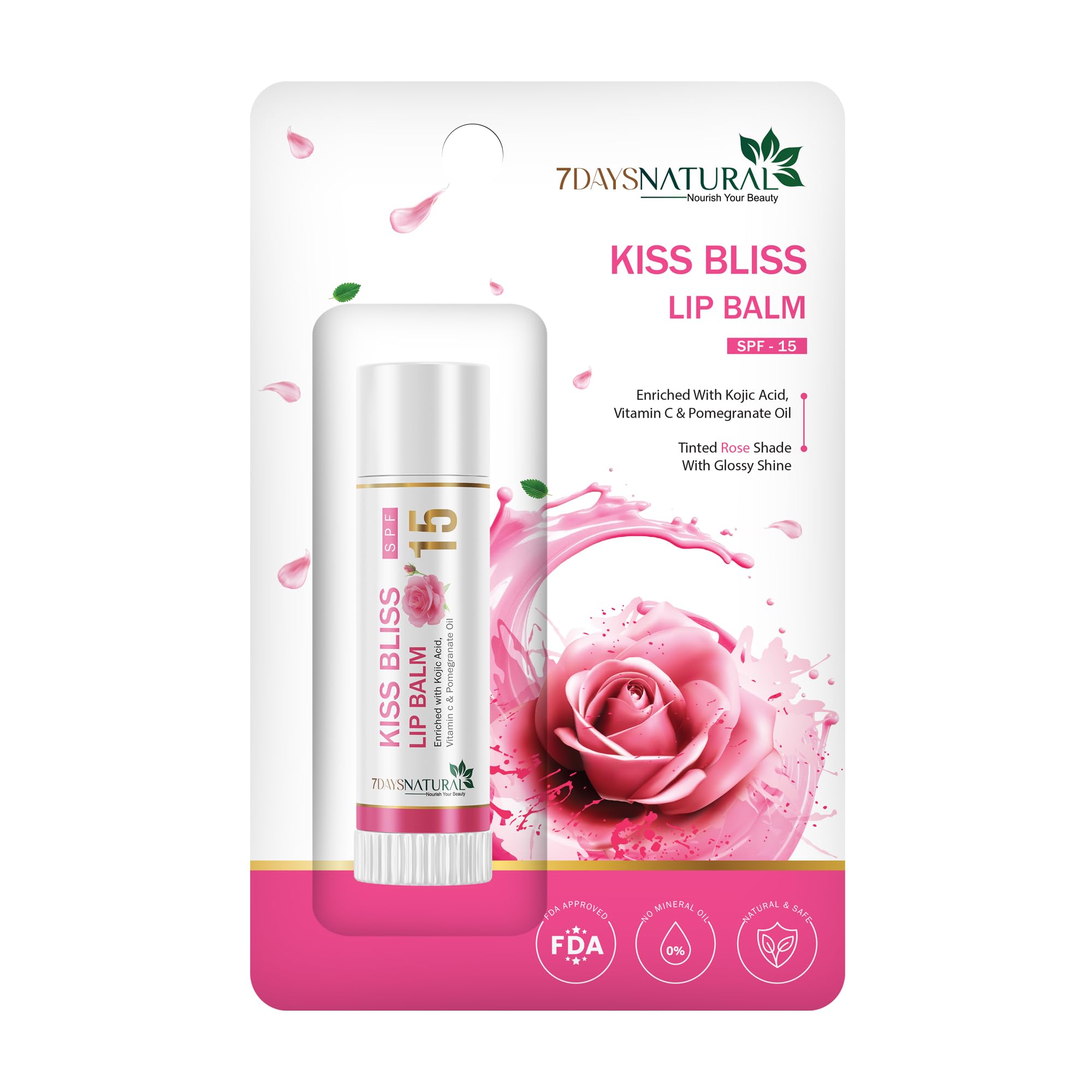 7daysnatural Herbal Lip Balm | Deep Nourishment & Long-Lasting Hydration | Soft & Smooth Lips | Enriched with Herbal Ingredients (Pack of 1, 15GR)-picture-36