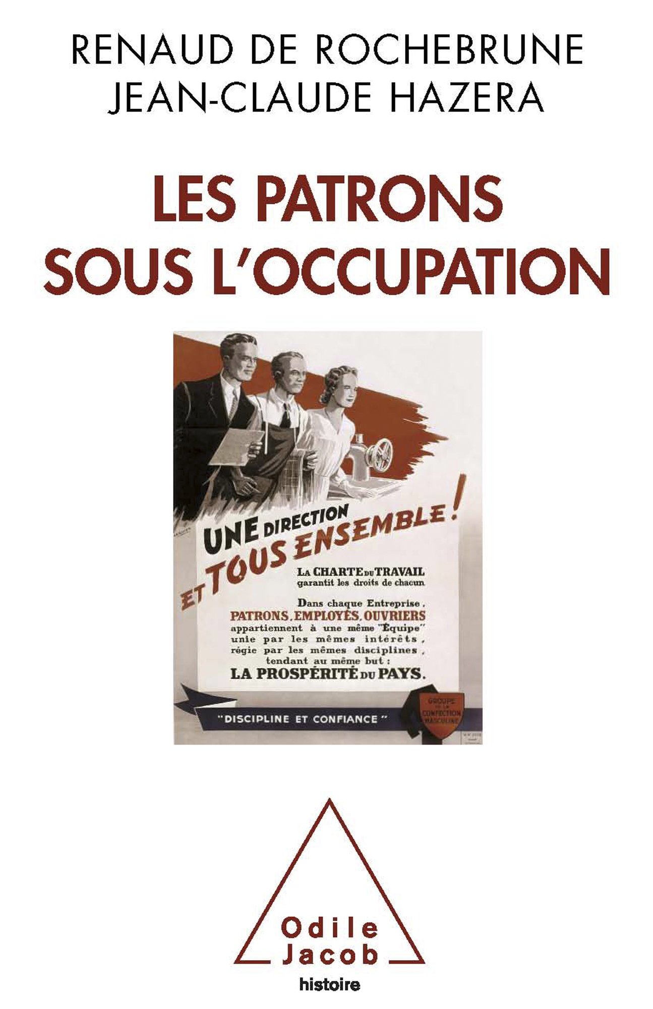 Patrons sous l'Occupation : livre d'histoire et sciences humaines