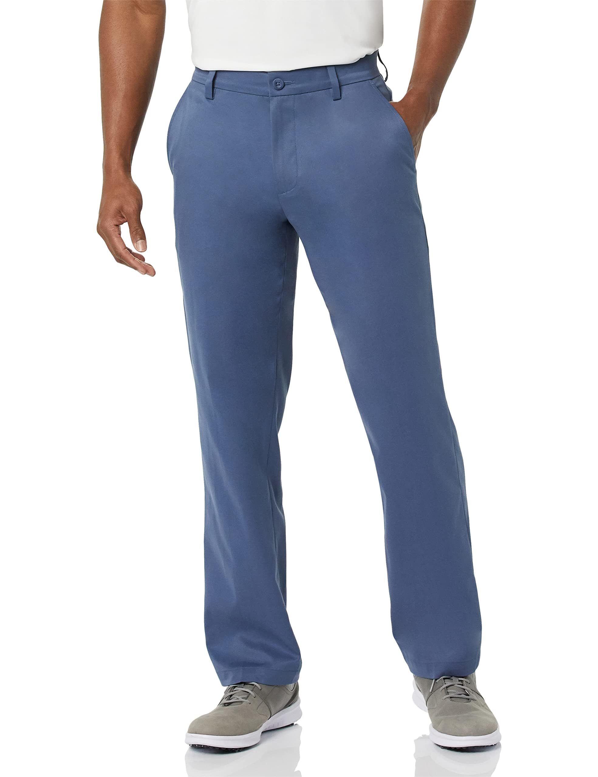 Amazon Essentials Men's Classic-Fit Stretch Golf Trousers - Discontinued Colours, Indigo, 29W / 34L