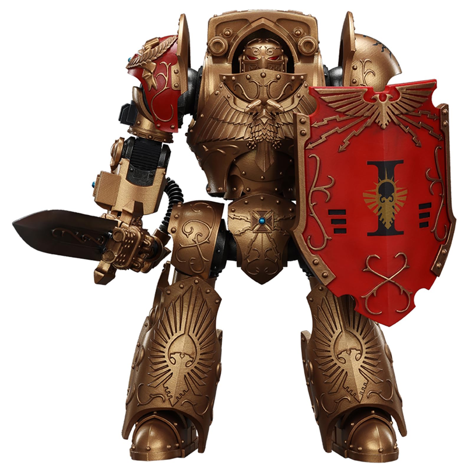 JOYTOY Warhammer 40k Legio Custodes, Legio Custodes Contemptor-Galatus Dreadnought 1/18 Action Figure, Dedicated To You Who Love Collecting — image 1