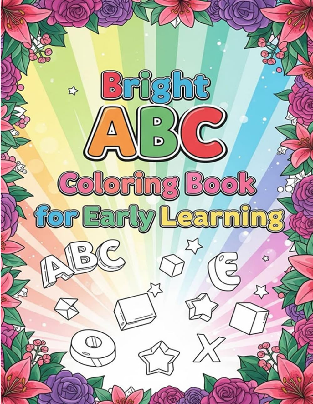 Bright ABC Coloring Book for Early Learning