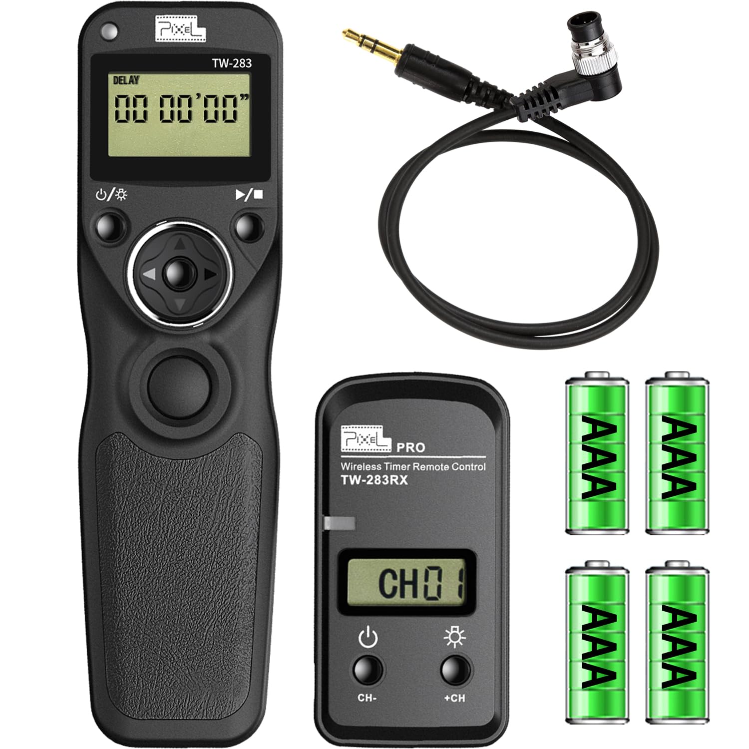 Pixel Wireless Shutter Remote Release Control TW283 for Nikon D850 D810 D800 D700 D500 D300 D300s D200 D40s D800E D810A D1X D2H D3X D1 D2 D3 D3s D4 D5