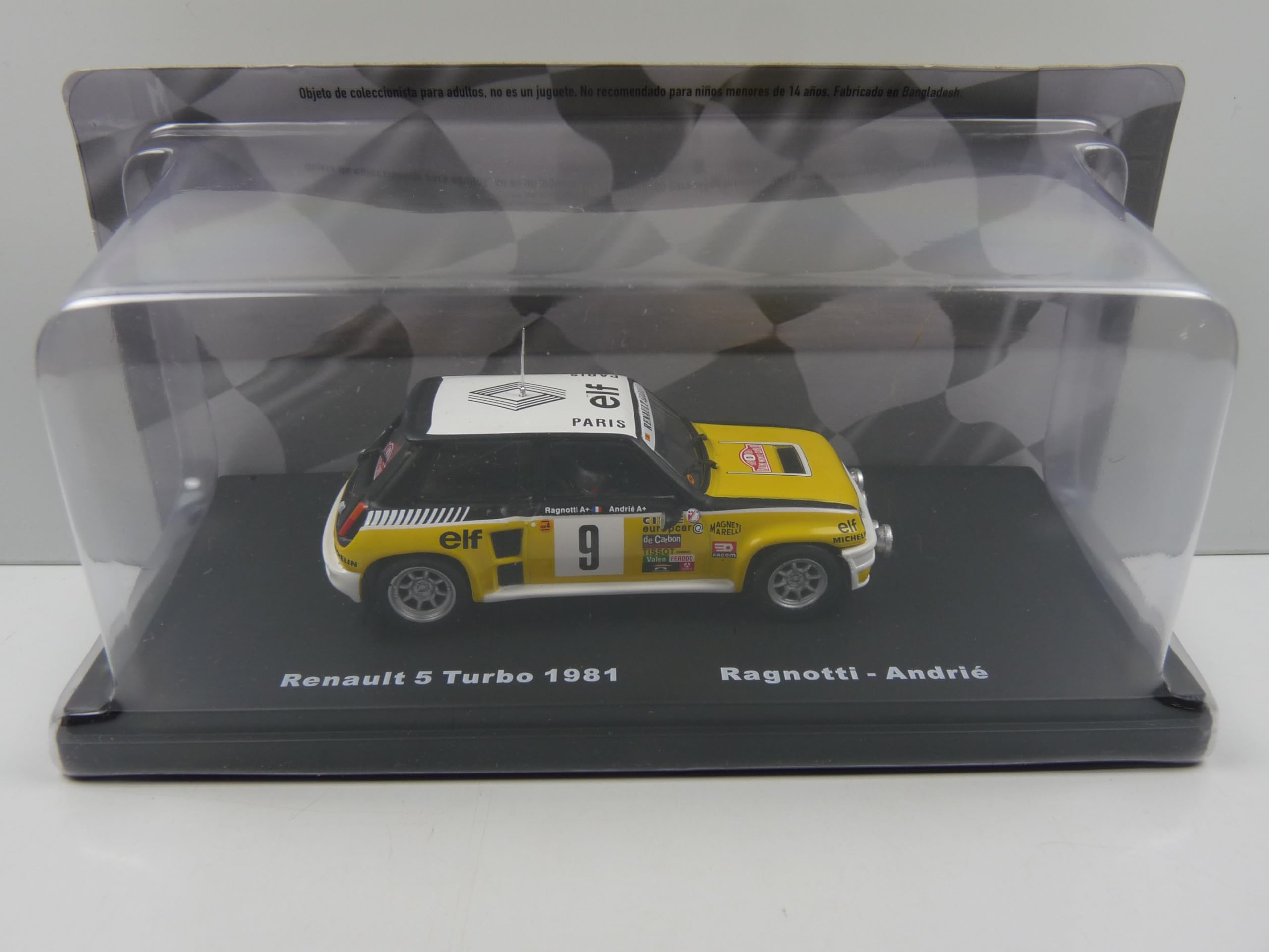 Salvat RMX8 1/43 Mexique Rallye WRC : Renault 5 Turbo 1981 Monte Carlo Ragnotti Andrié #9