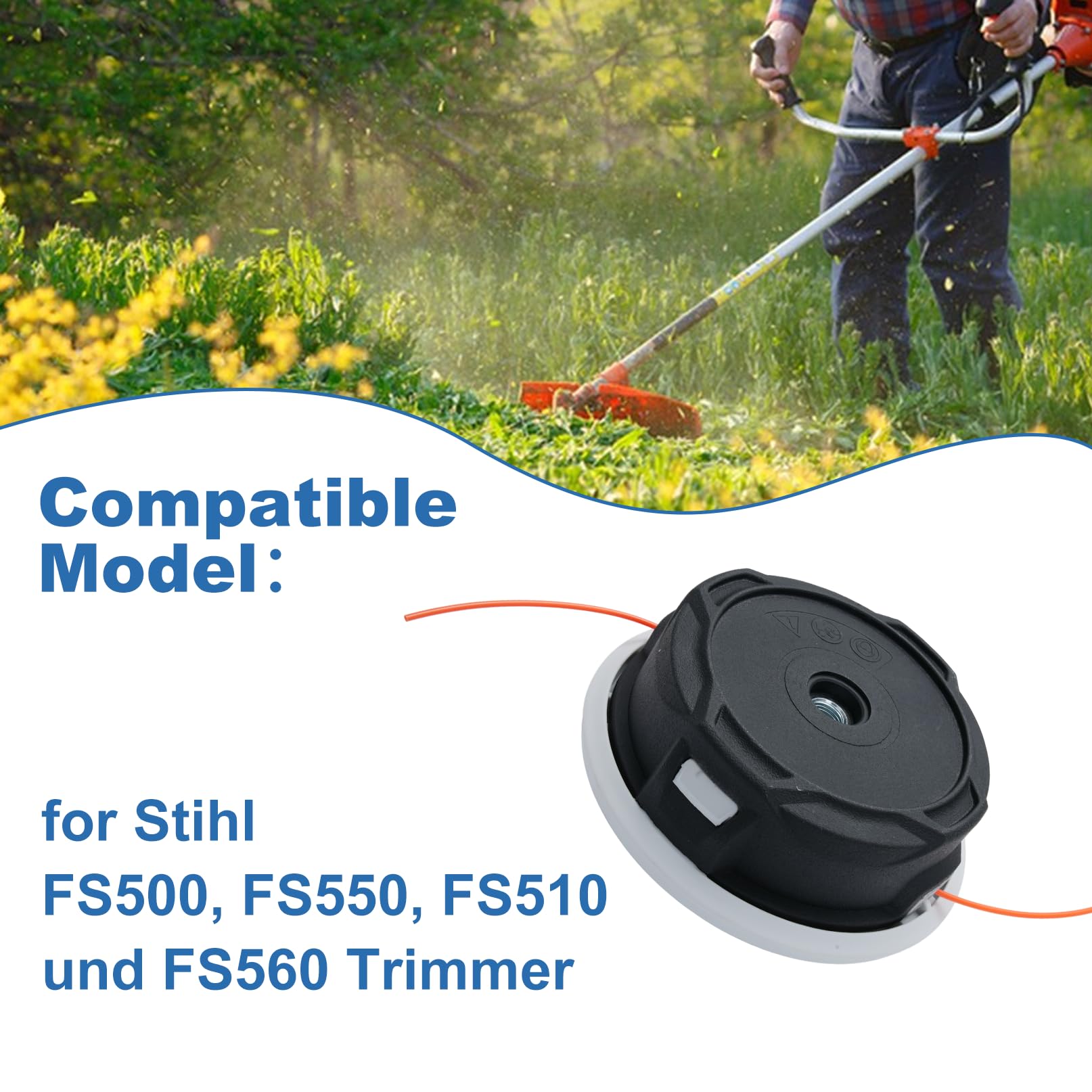 56-2 Tête de débroussailleuse pour Stihl AutoCut FS560 FS500 FS550