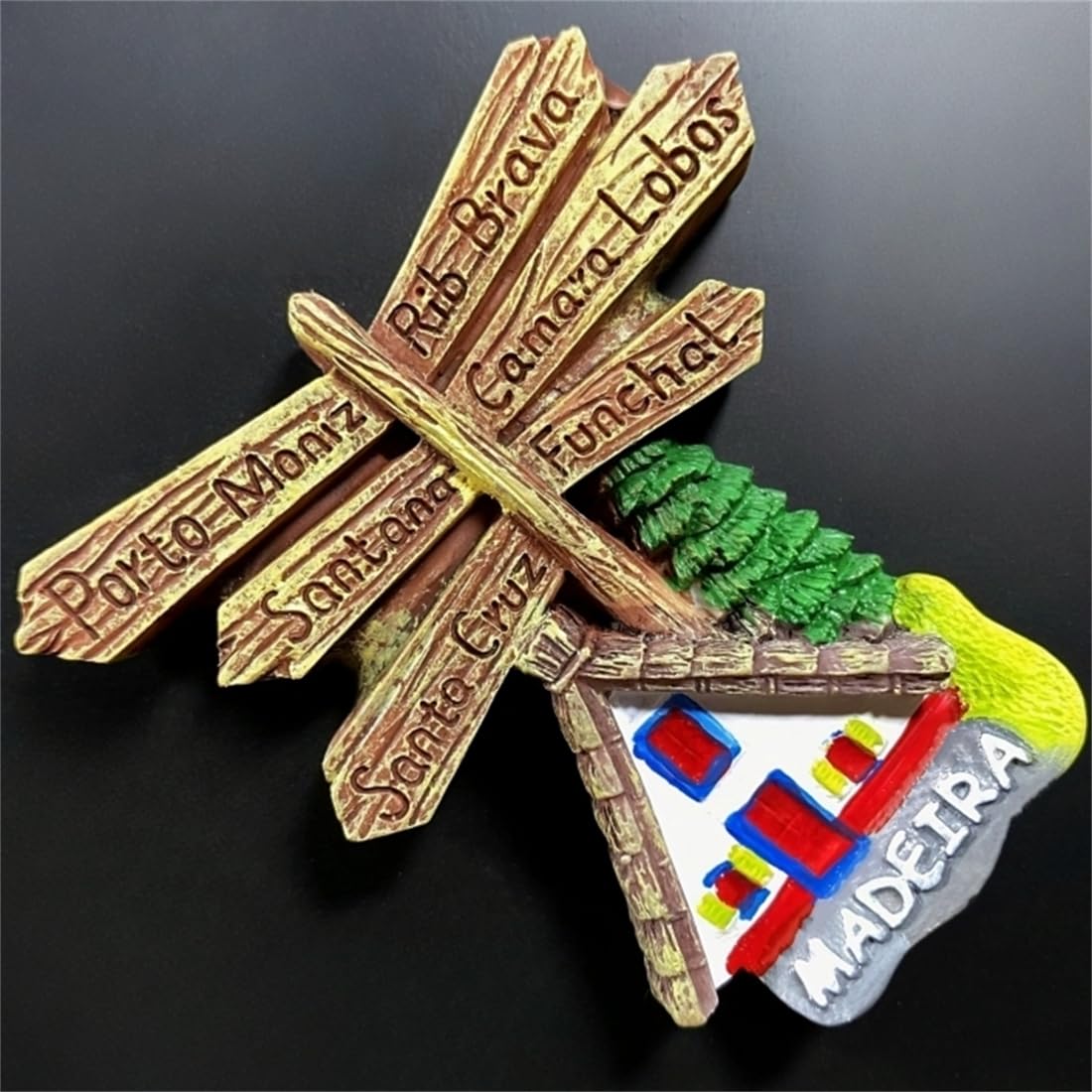 Madeira Portugal Kaart Stijl Koelkast Magneet Reizen Souvenir 3D
