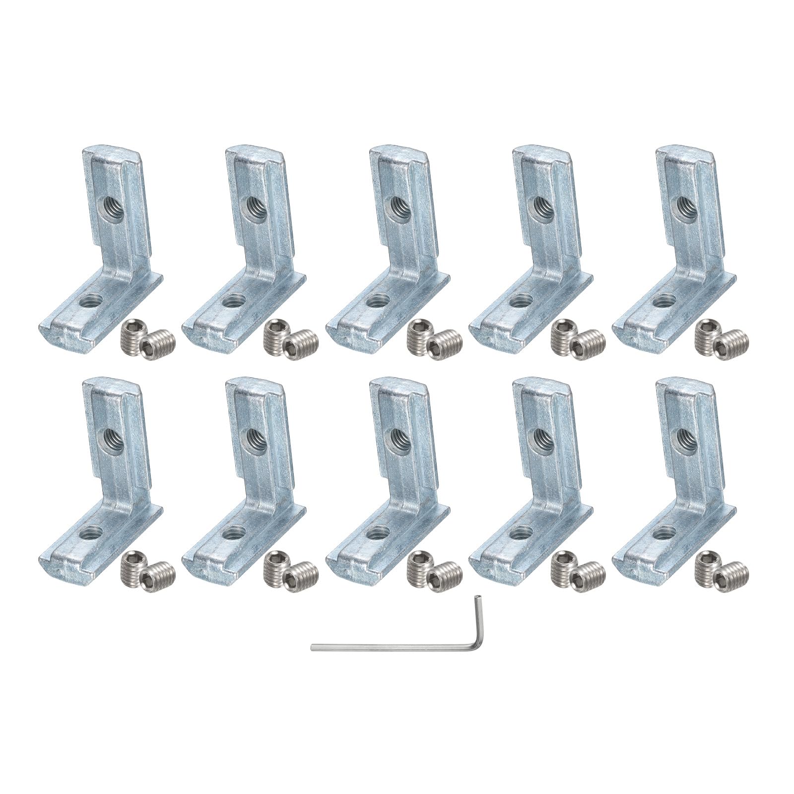 Connecteur d'angle intérieur en L robuste pour profilé d'aluminium 3030