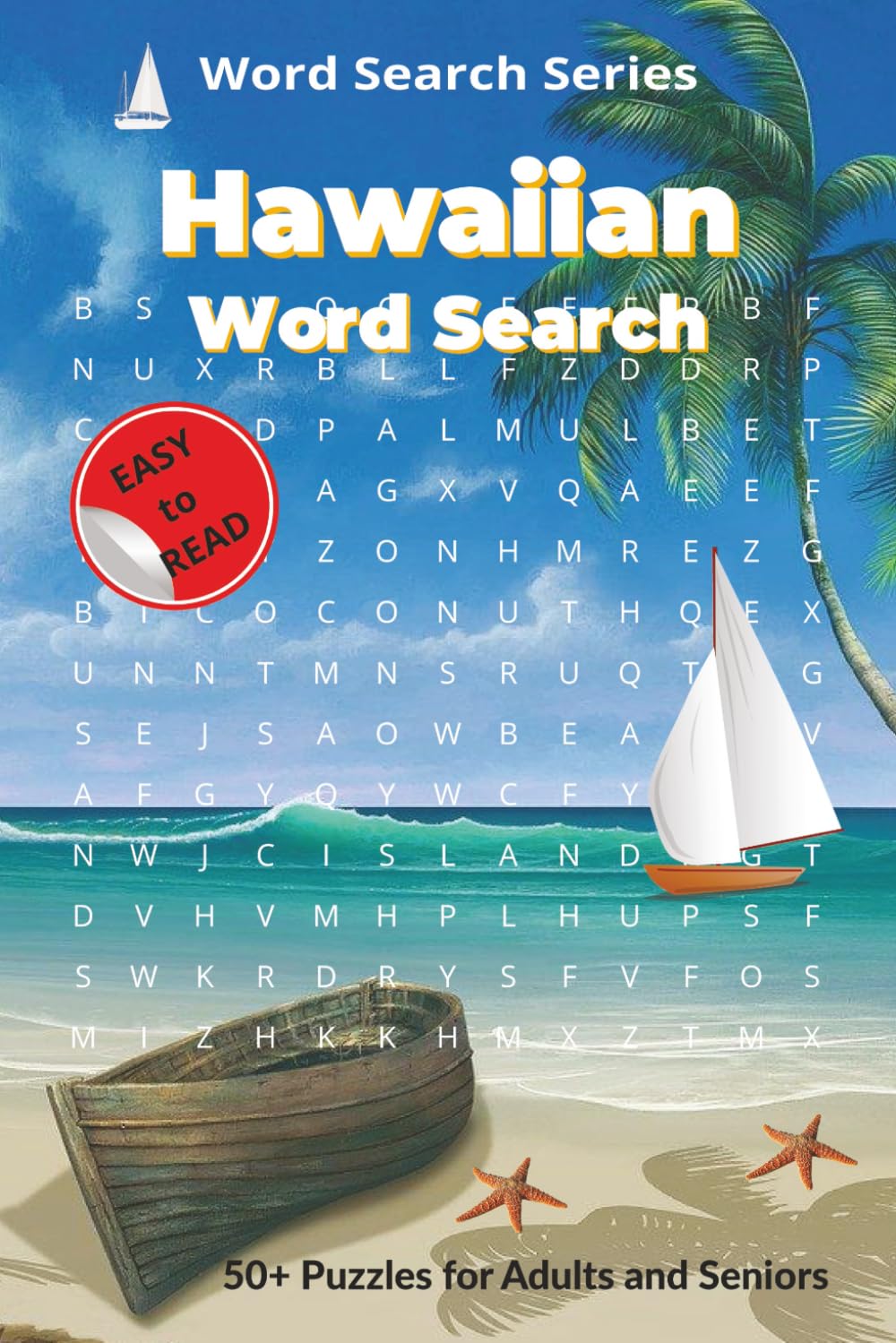 Hawaiian Word Search: Easy-to-Read Tropical Word Find Games for Adults and Seniors