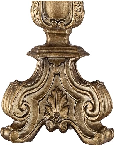 Miniatura 6 de Barnes and Ivy Dubois - Lámpara de mesa tradicional francesa de 37.25 pulgadas de alto, cristal dorado antiguo, decoración para sala de estar,