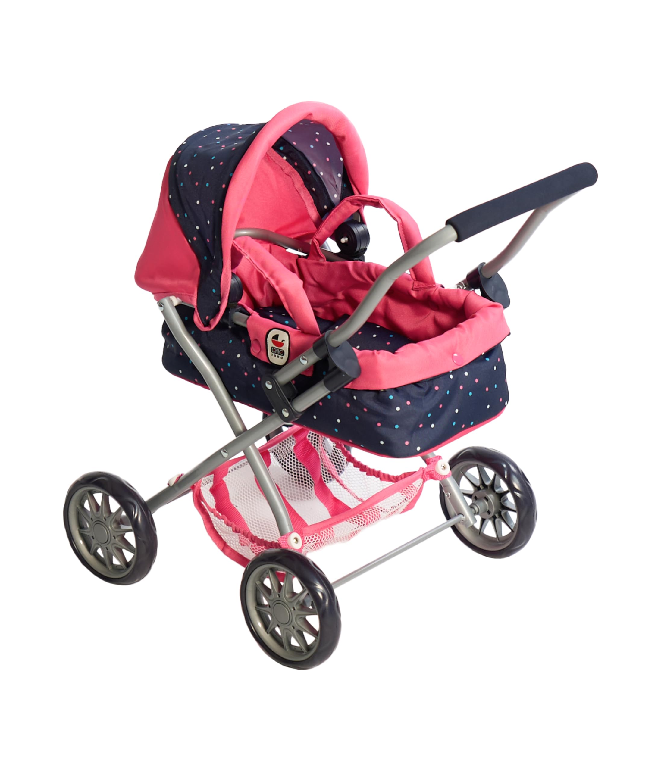 Bayer Chic 2000 - Kleine Poppenwagen Smarty – Pink Jeans