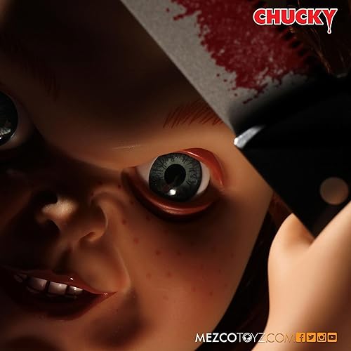 Miniatura 6 de Figura de acción con sonido Mezco Toyz 15 in Mega Good Guy Chucky