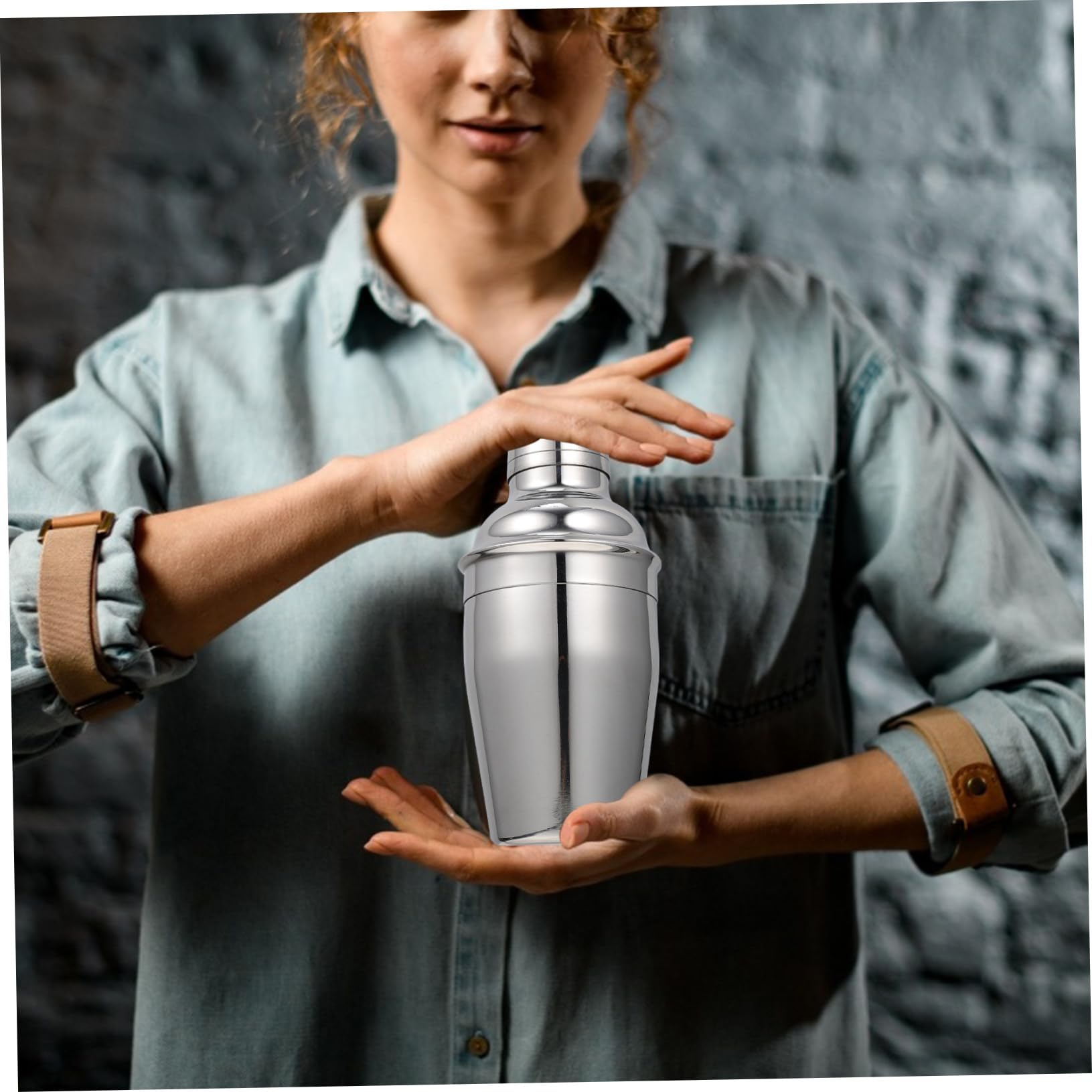 Ipetboom Teiliges Edelstahl Cocktail Shaker Professionelles Barzubehör für Mixology Praktisches Getränkezubereitungs und Pub Tool Langlebig und Komfortabel für Zuhause und Bar