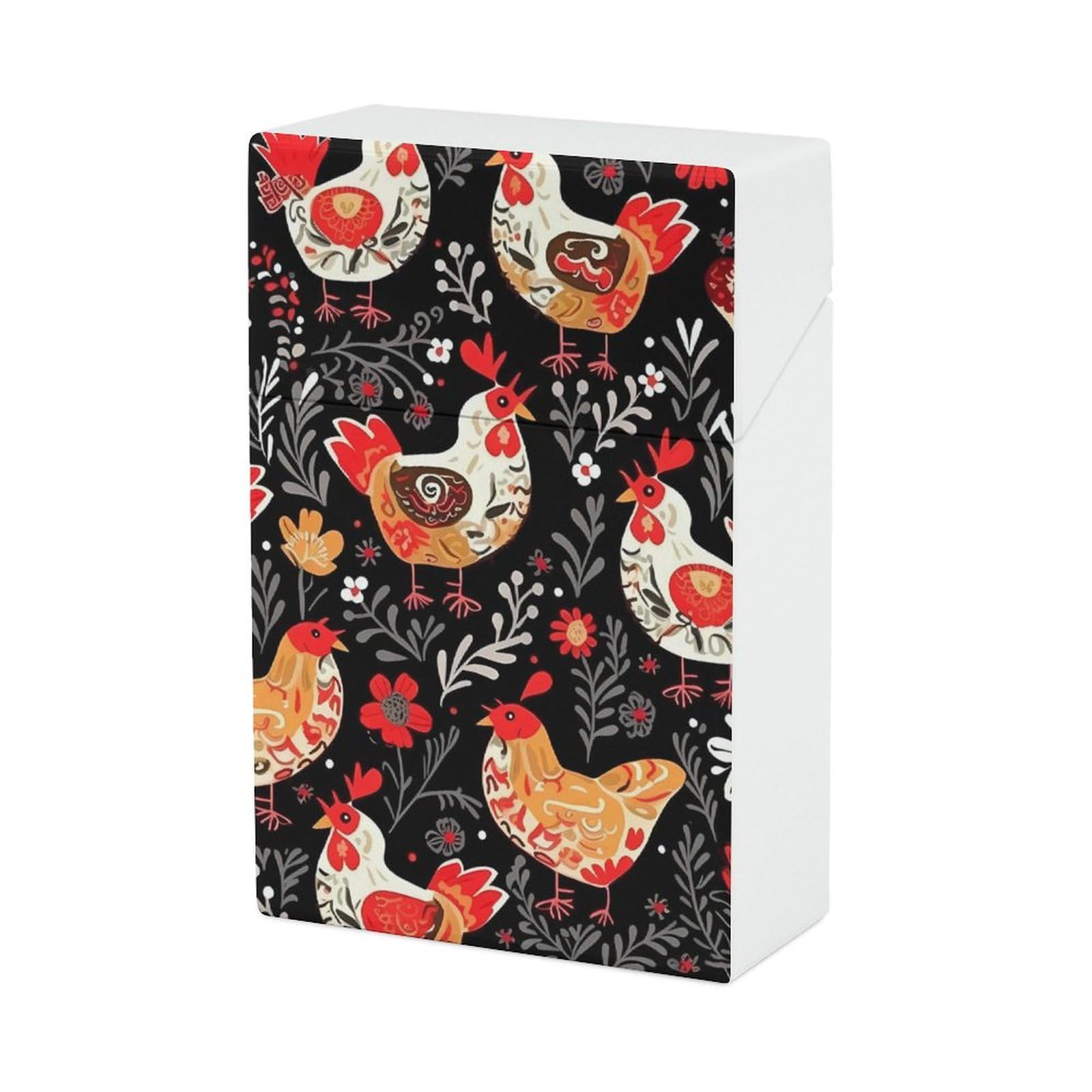 Amazon.com: Cute Rooster Chickens Cigarette Case Waterproof Plastic  Cigarette Box Vintage Cigarette Cases for Men Women Small Funny Cigarette  Holder for Regular 85mm King Size 20 Capacity : Health & Household