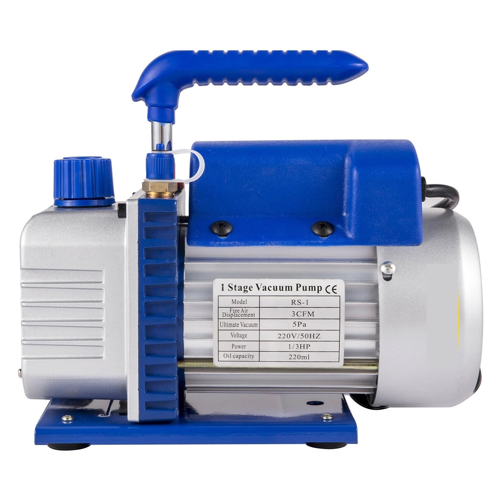 3CFM 1/3HP Kältemittel-Drehschieber-Vakuumpumpe, A/C-Vakuum-Evakuierungspumpe, elektrische Luft-Vakuumpumpe, Kühlsysteme