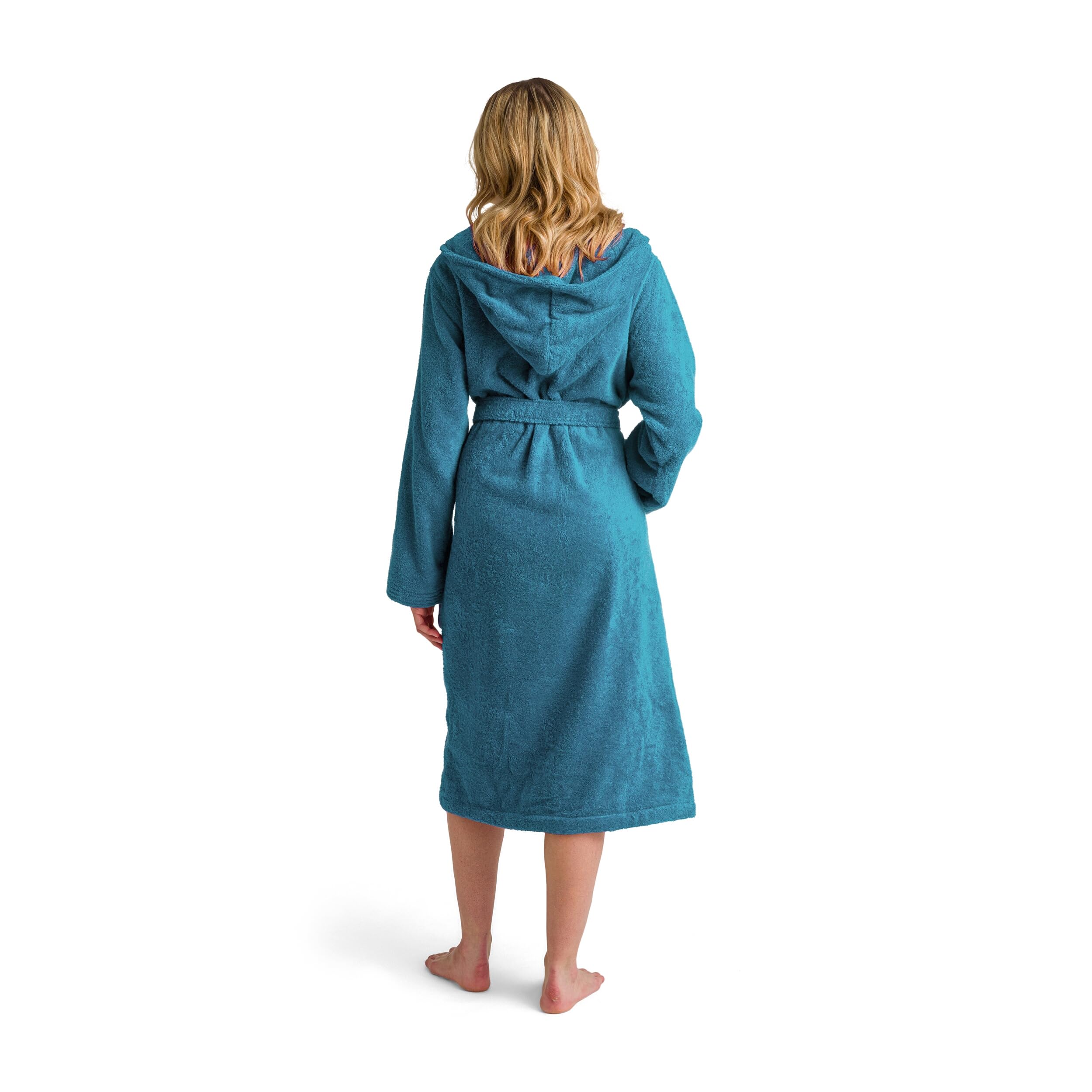 Möve Superwuschel Cappotto con Cappuccio, Lagoon, M Unisex