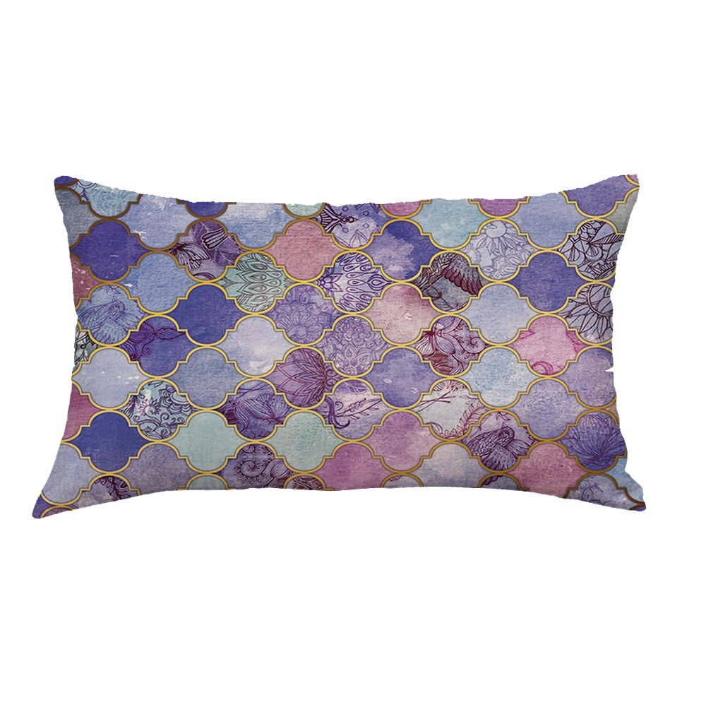 wuayi Exquisite Pattern Decorative Square Throw Pillow Cases Cushion Covers for Home Sofa Decor