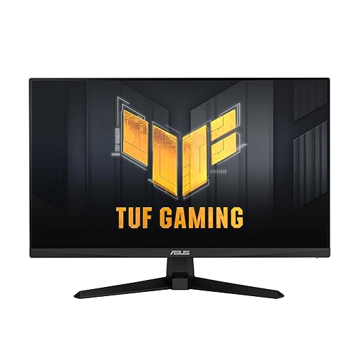 ASUS TUF Gaming 25” (24.5 viewable) 1080P Gaming Monitor (VG259Q3A) – FHD, 180Hz, 1ms, Fast IPS, Extreme Low Motion Blur, FreeSync, Variable Overdrive, Speakers, 99% sRGB, Shadow Boost 3yr Warranty